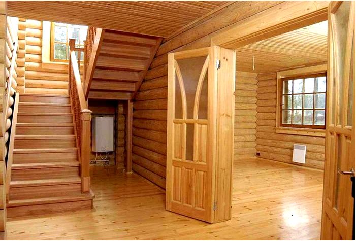 Вариант отделки деревянного дома