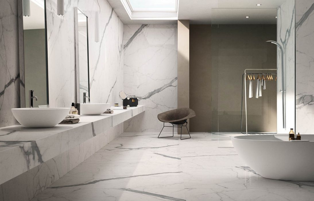 Мраморная ванная комната. 5 идей дизайна 