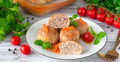 Їжачки з курячого фаршу з рисом